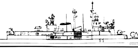 Эсминец ARA La Argentina D11 [Destroyer] - чертежи, габариты, рисунки